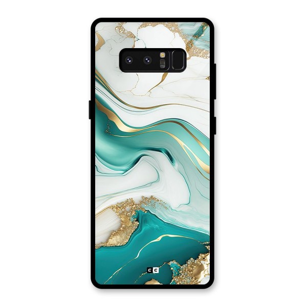 Marvelous Marble Glass Back Case for Galaxy Note 8