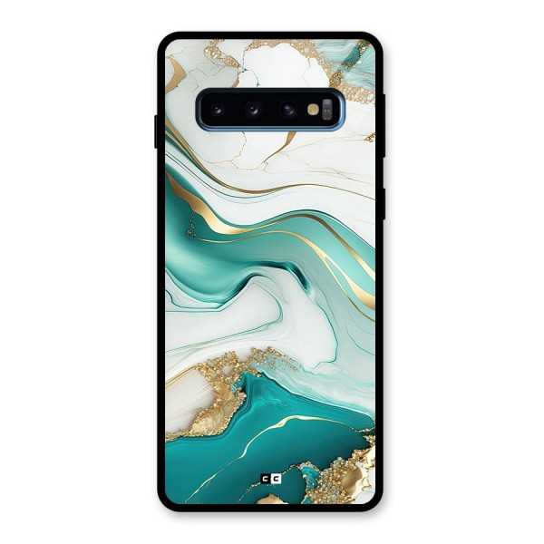 Marvelous Marble Glass Back Case for Galaxy S10