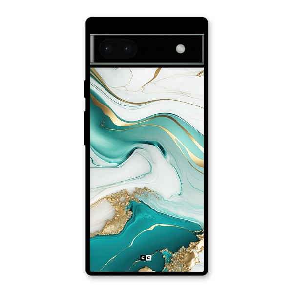 Marvelous Marble Glass Back Case for Google Pixel 6a