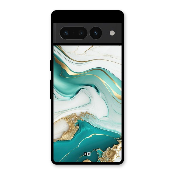 Marvelous Marble Glass Back Case for Google Pixel 7 Pro