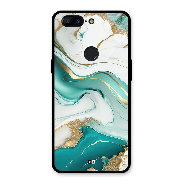 Marvelous Marble Glass Back Case for OnePlus 5T