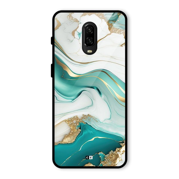 Marvelous Marble Glass Back Case for OnePlus 6T