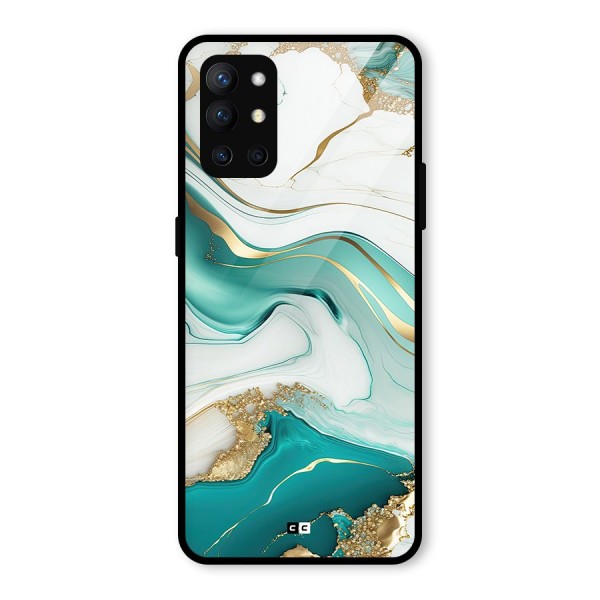 Marvelous Marble Glass Back Case for OnePlus 9R