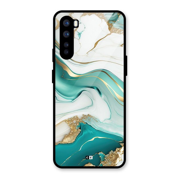 Marvelous Marble Glass Back Case for OnePlus Nord