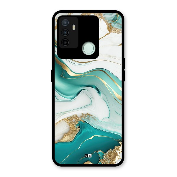 Marvelous Marble Glass Back Case for Oppo A53