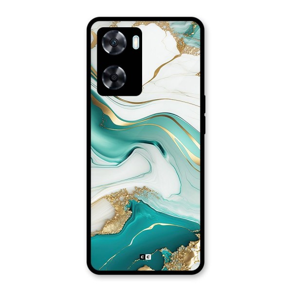 Marvelous Marble Glass Back Case for Oppo A77