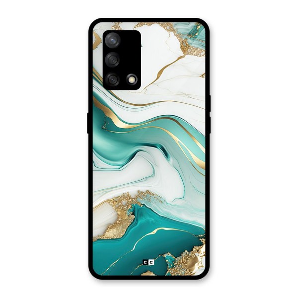 Marvelous Marble Glass Back Case for Oppo F19