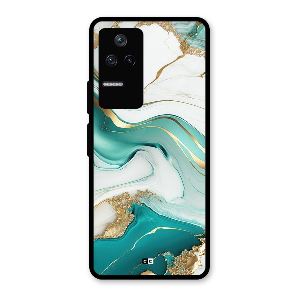 Marvelous Marble Glass Back Case for Poco F4 5G