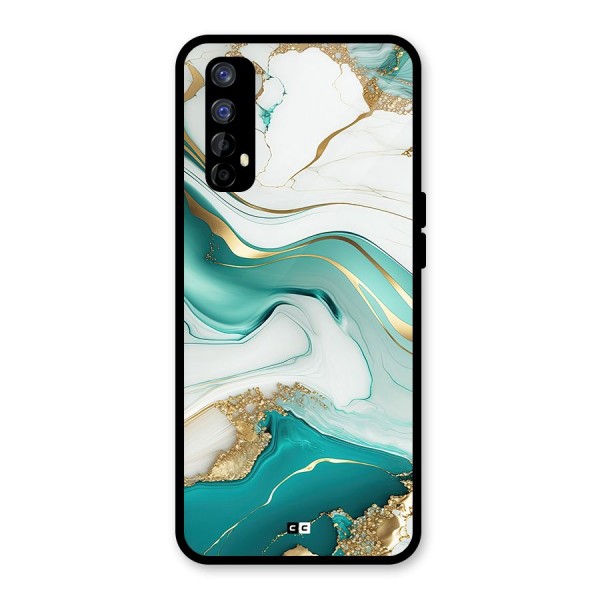 Marvelous Marble Glass Back Case for Realme 7