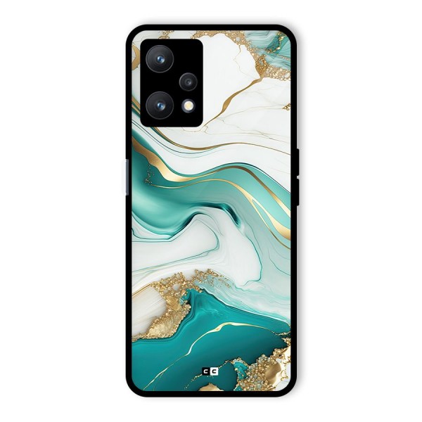 Marvelous Marble Glass Back Case for Realme 9 Pro 5G