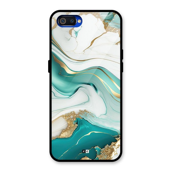 Marvelous Marble Glass Back Case for Realme C2