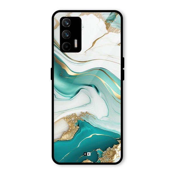 Marvelous Marble Glass Back Case for Realme GT 5G