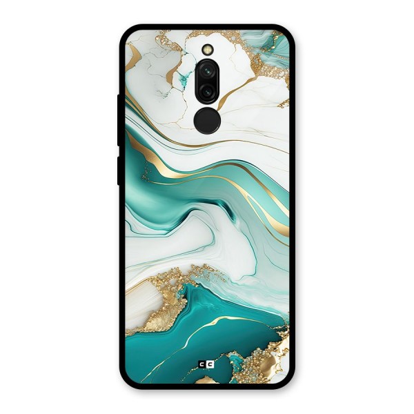 Marvelous Marble Glass Back Case for Redmi 8