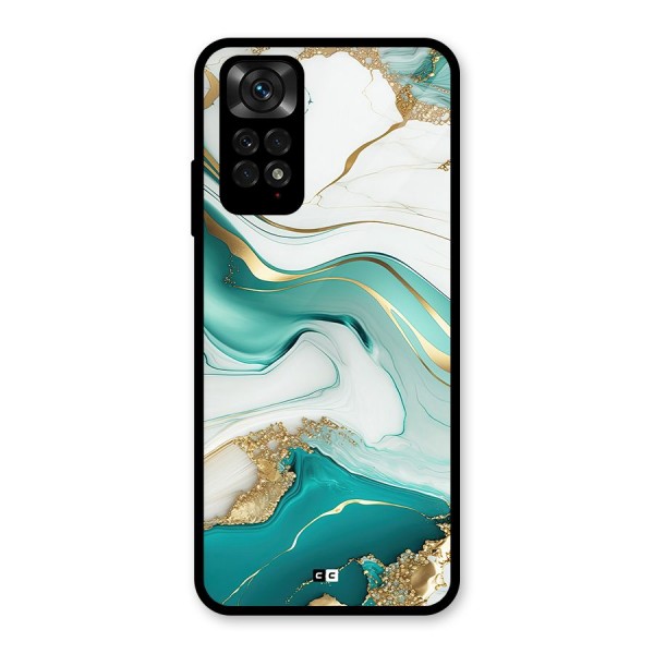 Marvelous Marble Glass Back Case for Redmi Note 11