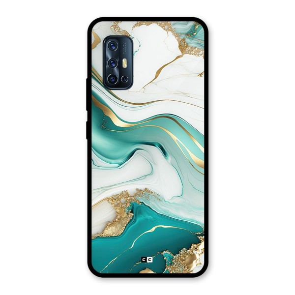 Marvelous Marble Glass Back Case for Vivo V17