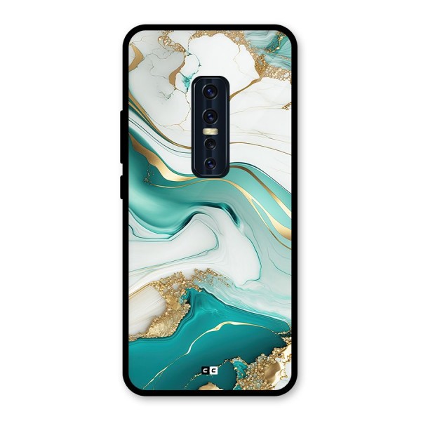 Marvelous Marble Glass Back Case for Vivo V17 Pro