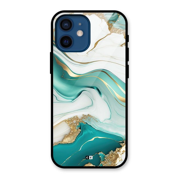 Marvelous Marble Glass Back Case for iPhone 12 Mini