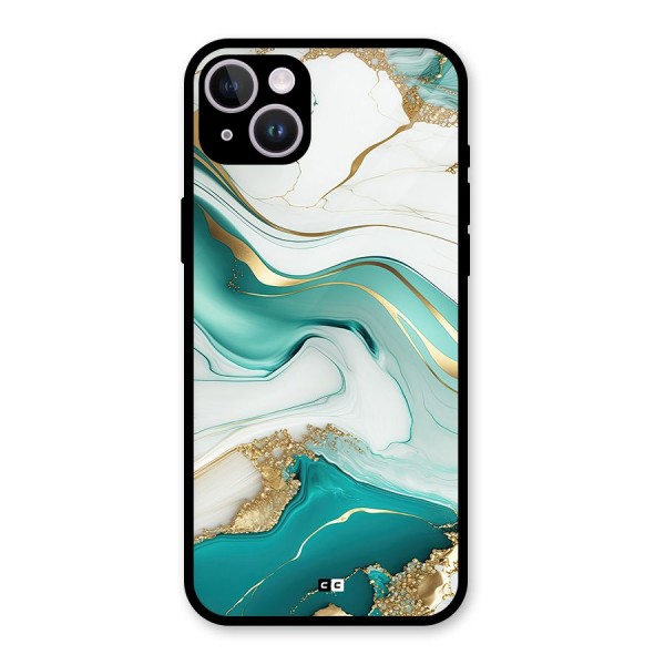 Marvelous Marble Glass Back Case for iPhone 14 Plus