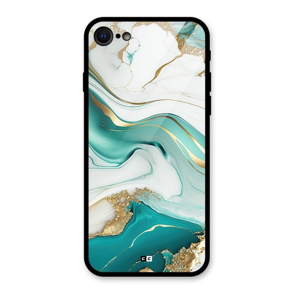 Marvelous Marble Glass Back Case for iPhone SE 2020