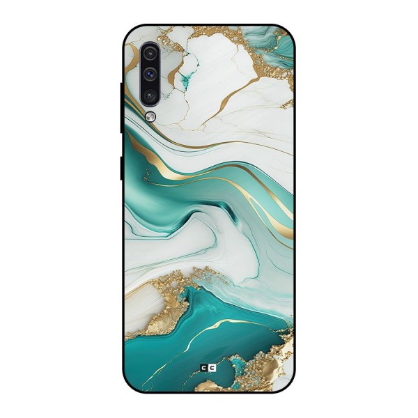 Marvelous Marble Metal Back Case for Galaxy A50s