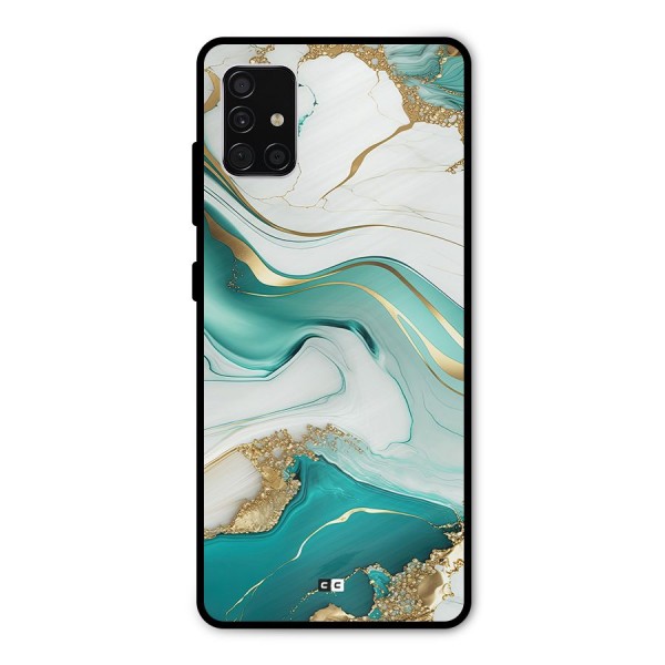 Marvelous Marble Metal Back Case for Galaxy A51