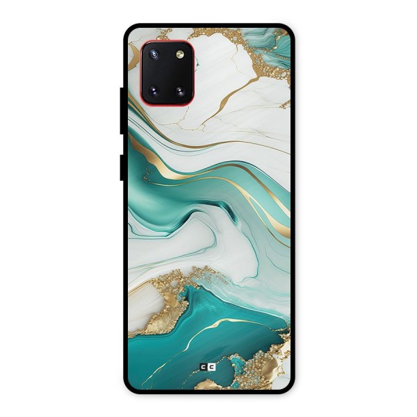 Marvelous Marble Metal Back Case for Galaxy Note 10 Lite