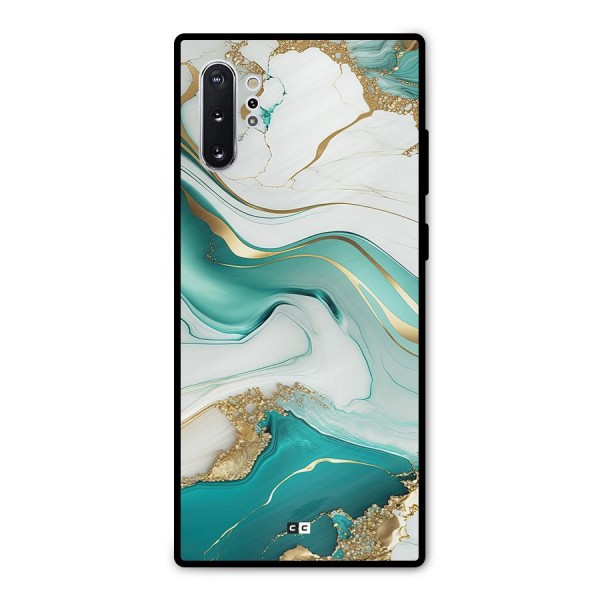 Marvelous Marble Metal Back Case for Galaxy Note 10 Plus