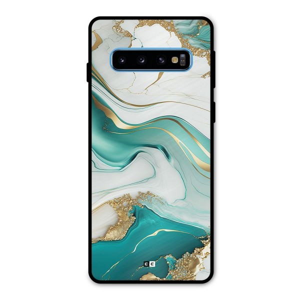 Marvelous Marble Metal Back Case for Galaxy S10