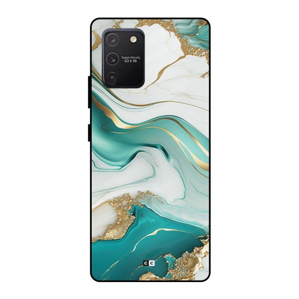 Marvelous Marble Metal Back Case for Galaxy S10 Lite