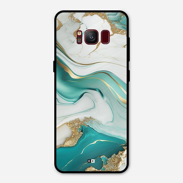 Marvelous Marble Metal Back Case for Galaxy S8