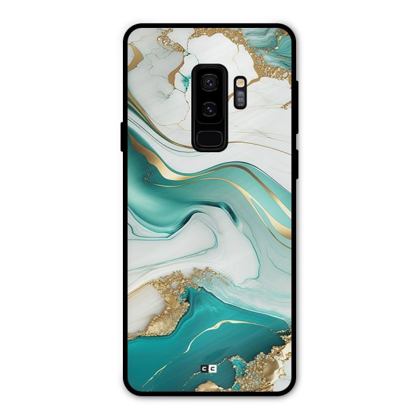 Marvelous Marble Metal Back Case for Galaxy S9 Plus