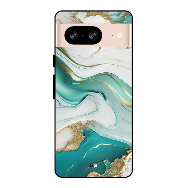 Marvelous Marble Metal Back Case for Google Pixel 8