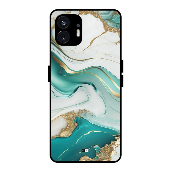 Marvelous Marble Metal Back Case for Nothing Phone 2