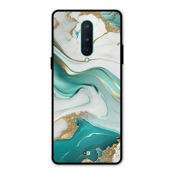 Marvelous Marble Metal Back Case for OnePlus 8