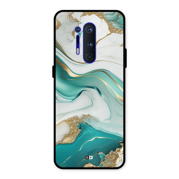 Marvelous Marble Metal Back Case for OnePlus 8 Pro