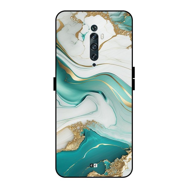 Marvelous Marble Metal Back Case for Oppo Reno2 F