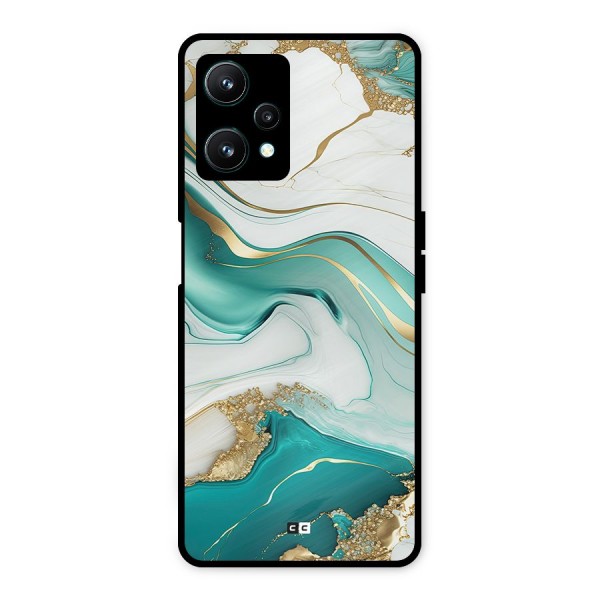 Marvelous Marble Metal Back Case for Realme 9 Pro 5G