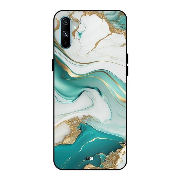 Marvelous Marble Metal Back Case for Realme C3