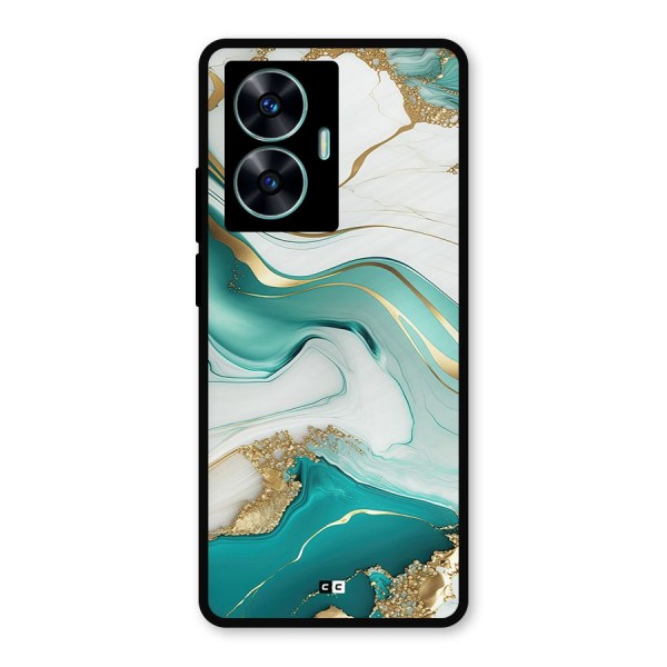 Marvelous Marble Metal Back Case for Realme C55