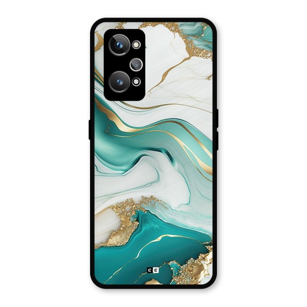 Marvelous Marble Metal Back Case for Realme GT 2