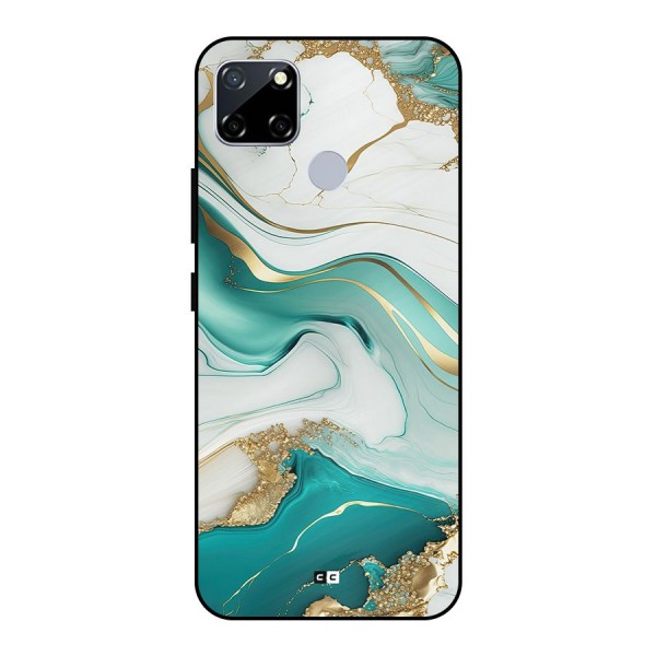 Marvelous Marble Metal Back Case for Realme Narzo 20