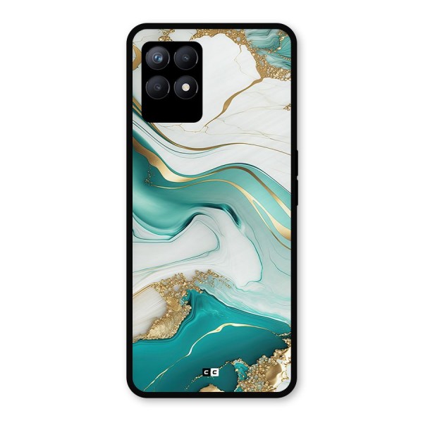 Marvelous Marble Metal Back Case for Realme Narzo 50