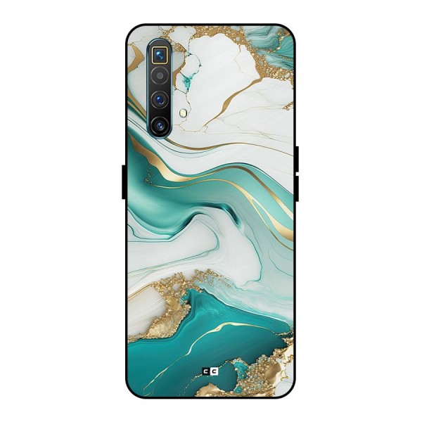 Marvelous Marble Metal Back Case for Realme X3 SuperZoom