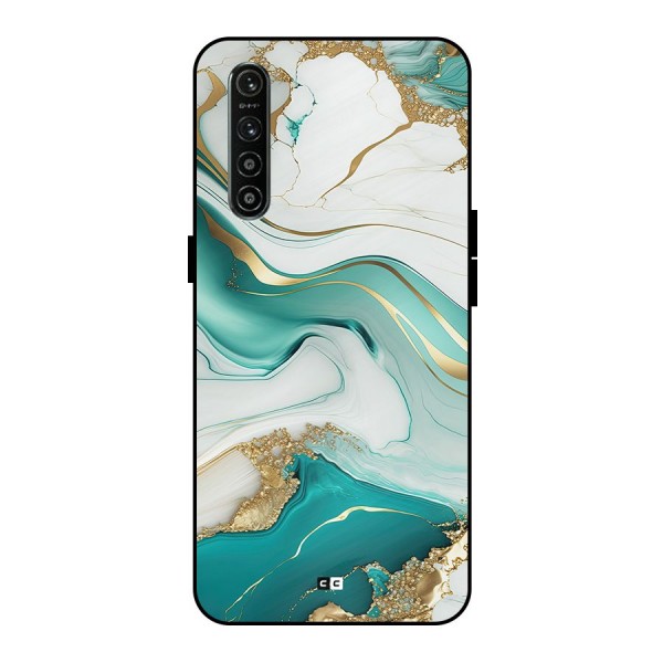 Marvelous Marble Metal Back Case for Realme XT