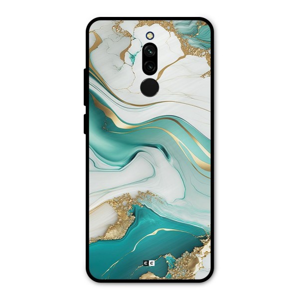 Marvelous Marble Metal Back Case for Redmi 8