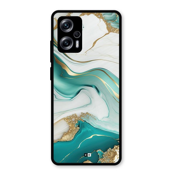 Marvelous Marble Metal Back Case for Redmi K50i