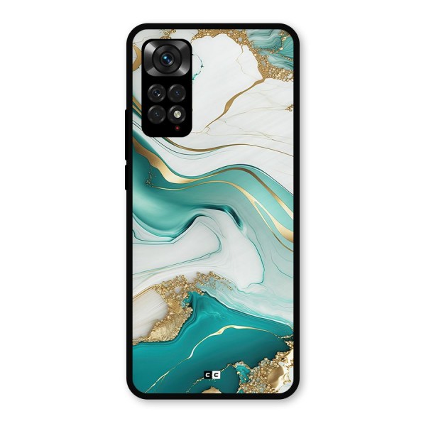 Marvelous Marble Metal Back Case for Redmi Note 11