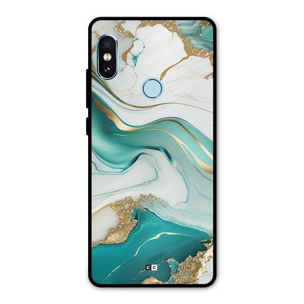 Marvelous Marble Metal Back Case for Redmi Note 5 Pro