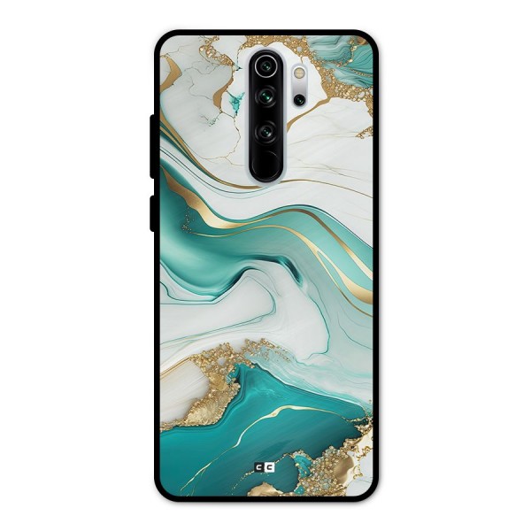 Marvelous Marble Metal Back Case for Redmi Note 8 Pro