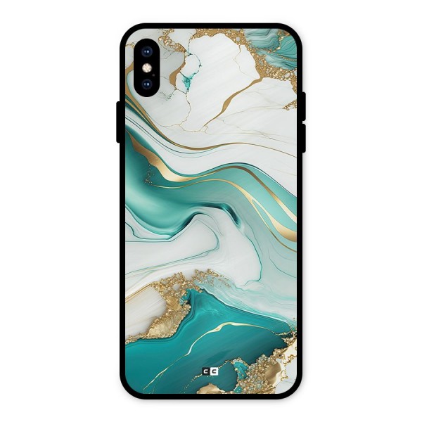 Marvelous Marble Metal Back Case for iPhone XS Max